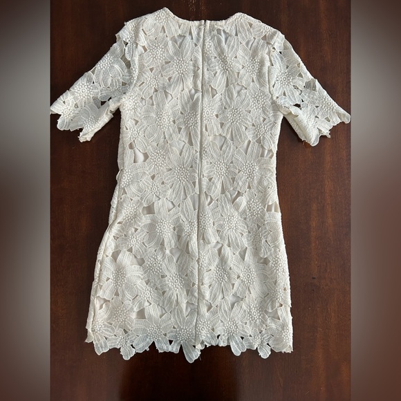 Lace Overlay Party Dress - Picture 7 of 9